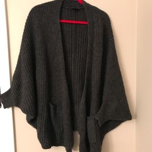 Ann Taylor Batwing Sleeve Cardigan with Pockets